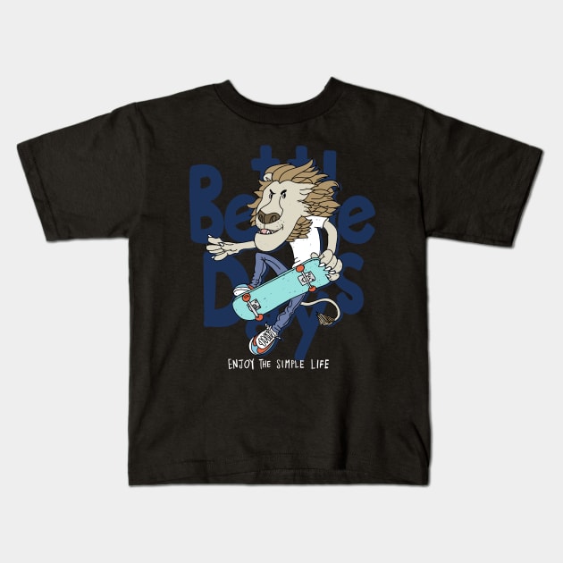 Bettle Days Kids T-Shirt by D3monic